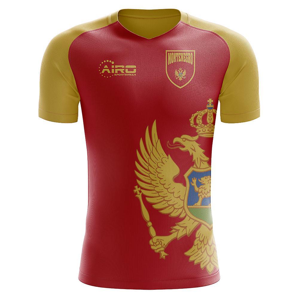 Airo Sportswear 2024-2025 Montenegro Home Concept Football Shirt Red XL