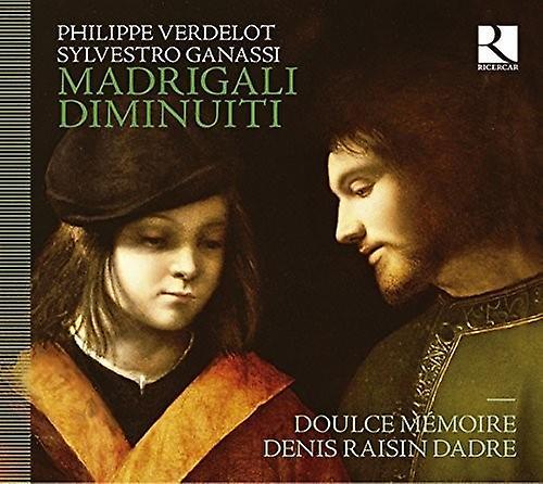 Ricercar Dadre,Denis Raisin / Doulce Memoire - Madrigali Diminuiti                                                     [COMPACT DISCS] USA import