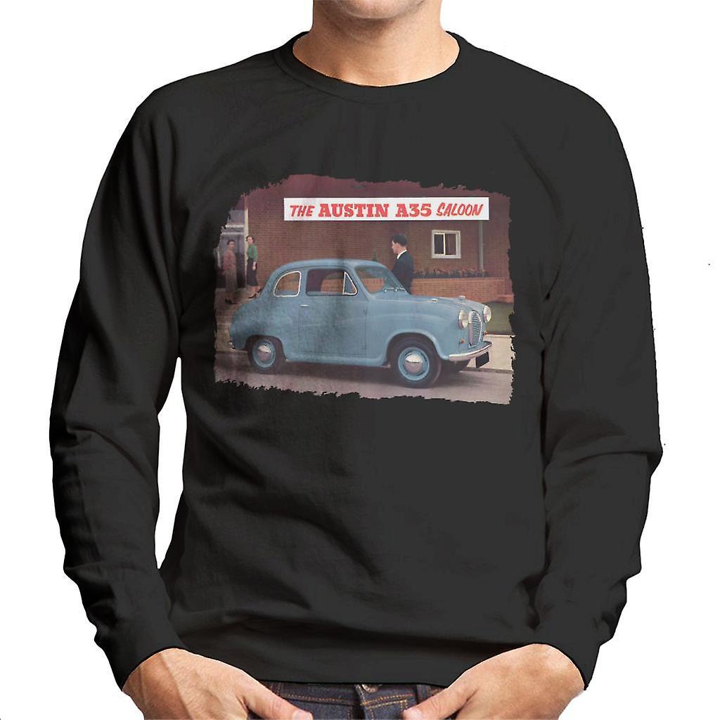 Austin A35 Saloon British Motor Heritage Men's Sweatshirt Black XX-Large