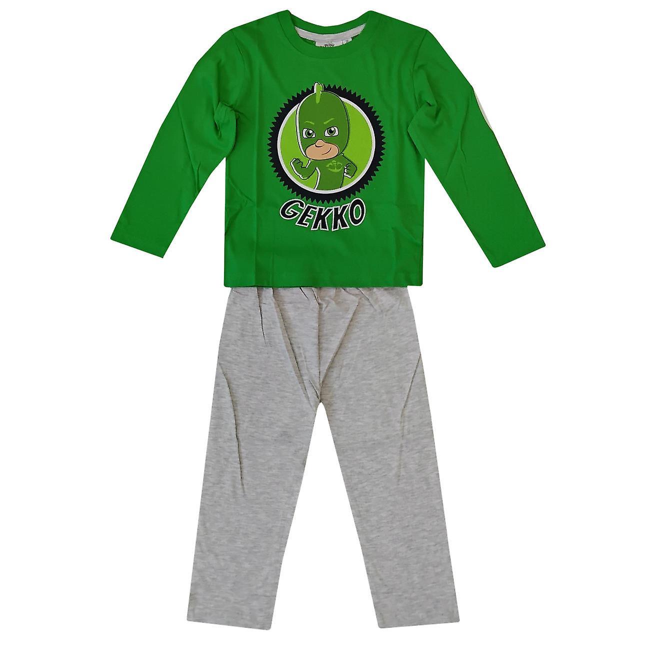 Pj masks kids pyjama nightwear long set pjm1092pyj Green 4-5 years