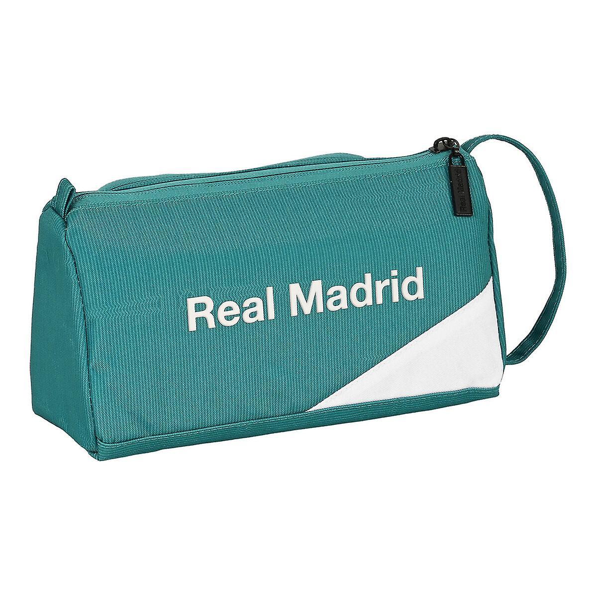 Real Madrid C.F. School case real madrid c.f. white turquoise green 20 x 11 x 8.5 cm (32 pieces)