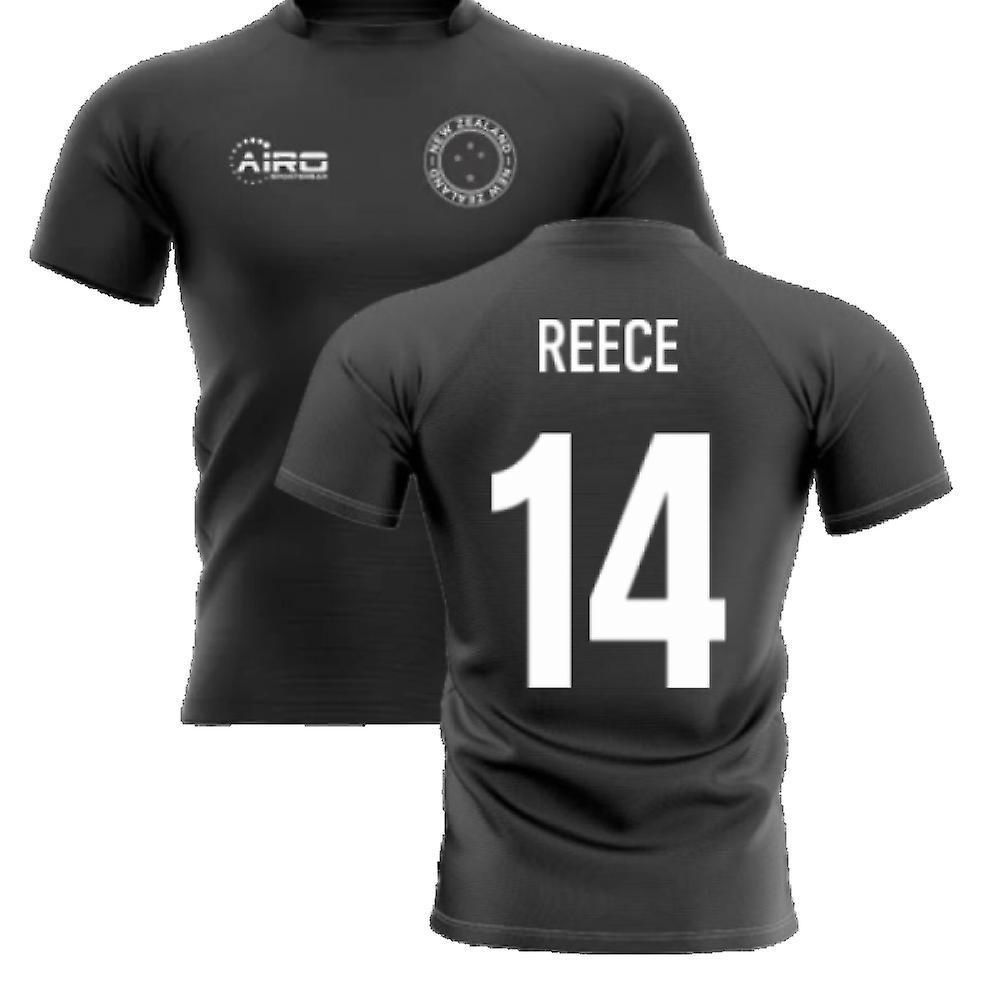 Airo Sportswear 2023-2024 New Zealand Home Concept Rugby Shirt (Reece 14) Black Medium 38-40 inch Chest (96-104cm)