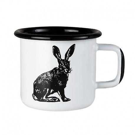 Enamel mug Hare 3.7 dl from Muurla's Nordic series