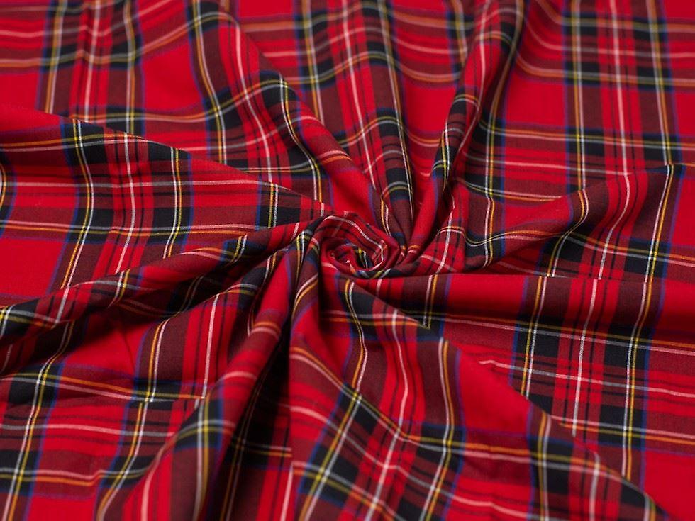 Minerva Core Range 100% Cotton Shirting Fabric Red