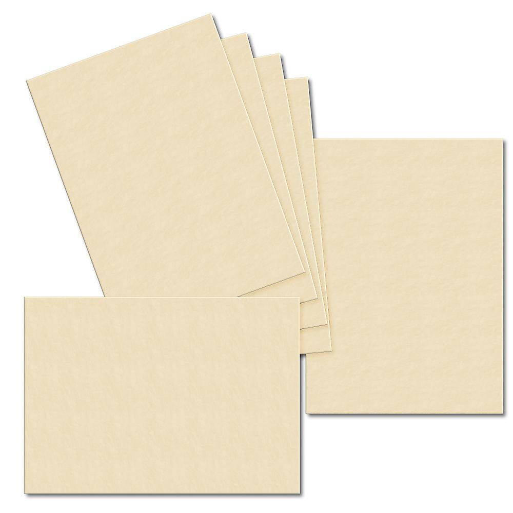 ColorSono Pale Cream. 128mm x 179mm. 5 inch x 7 inch. 240gsm Card Sheet. 25