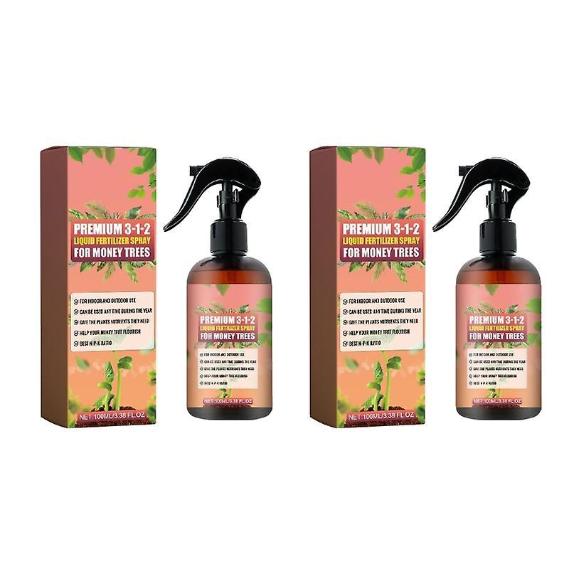 Unbrand Indoor Plant Fertilizers for Money Tree Houseplants Outdoor Plant Nutrients 2 bottles