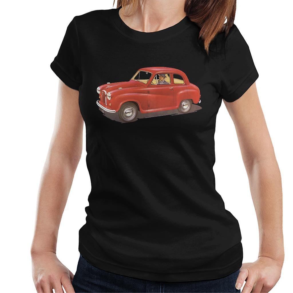 Austin A35 Red British Motor Heritage Women's T-Shirt Black Medium