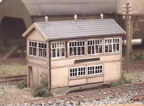 Ratio 223 GWR Wooden Signal Box Kit N (1/148 - 1/160) Plastic Unpainted Kits - buildings [N] Scale model