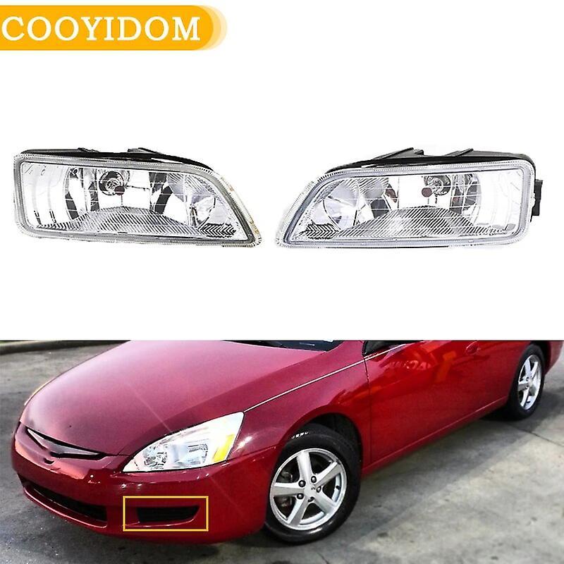 Scitoo Car Front Bumper Fog Light Headlight For Honda Accord 2003 2004 2005 2006 2007 4 Doors Driving Lamp Fog Lamp Assembly With Bulb Only 1 Righ