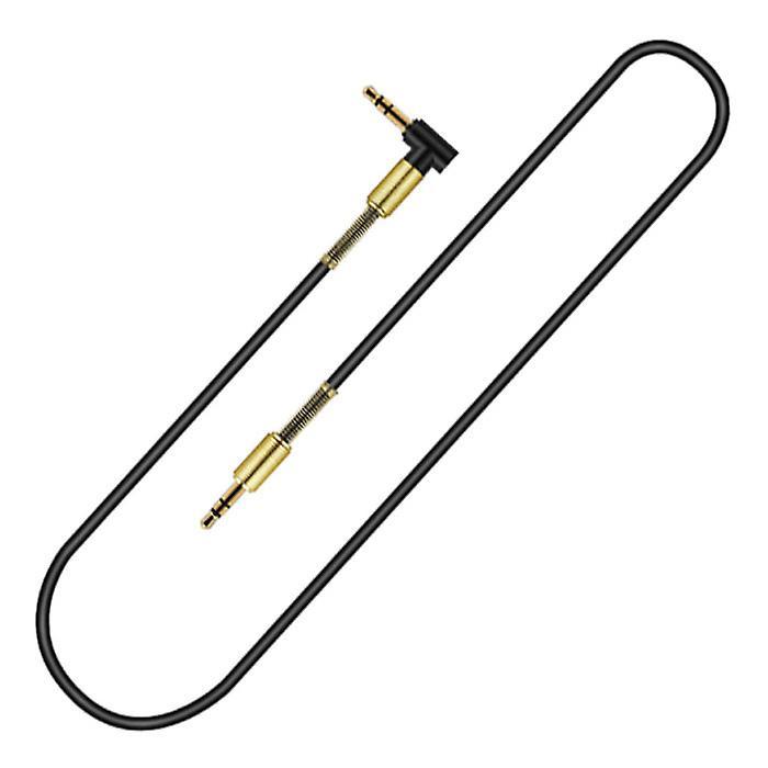 Felkin 3.5mm AUX Cable Gold Plated - Audio Jack - 1.8 Meter - Black