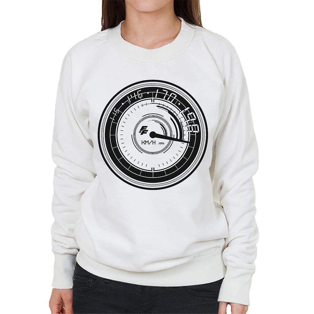 Fast & Furious Fast and Furious Speedometer Women's Sweatshirt White Large