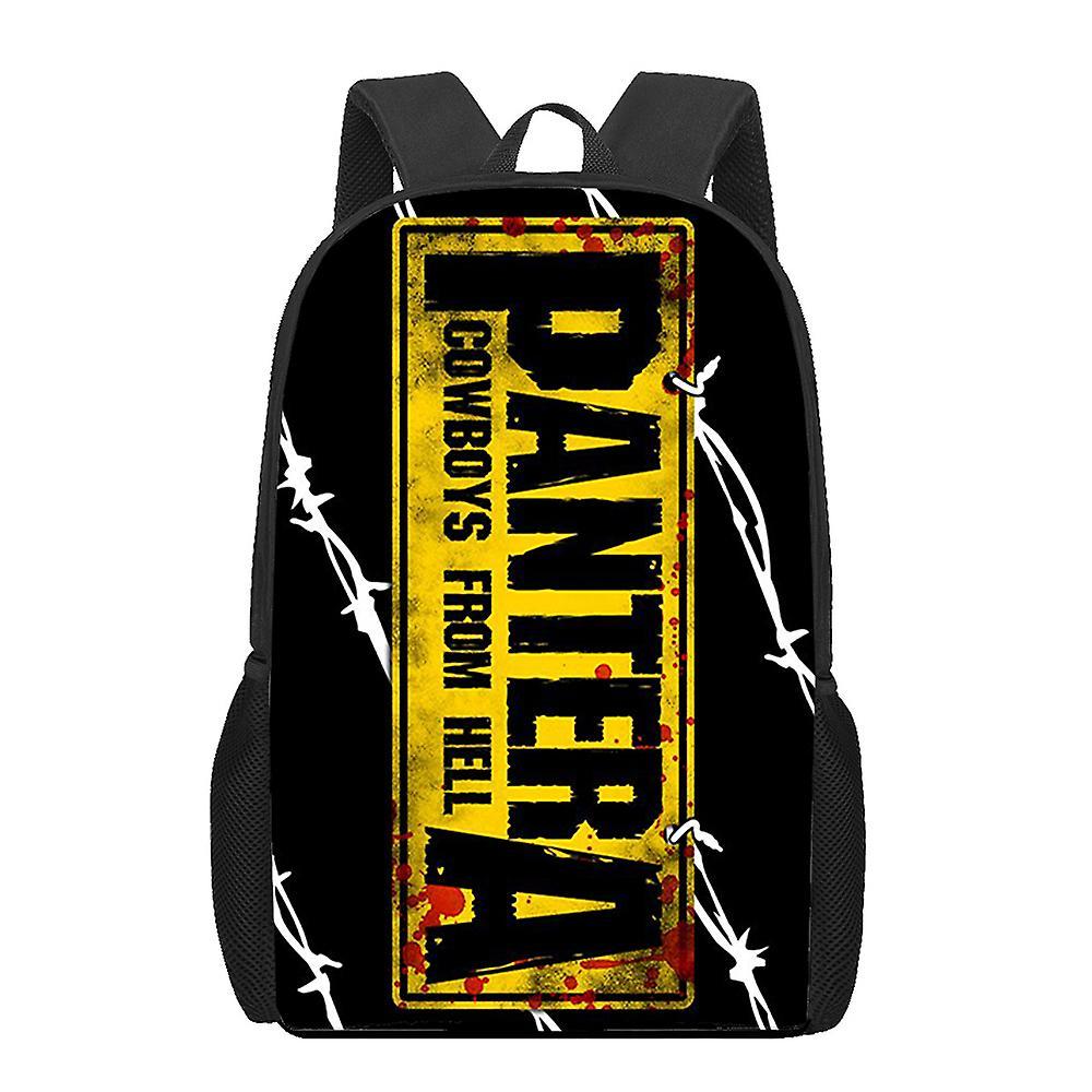 Redkid Pantera Ritual Metal Band 3d Printing Children School Bags Kids Backpack For Girls Boys Student Schoolbags Braveling Backpack 5