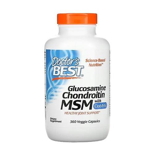 Doctor's Best Glucosamine Chondroitin MSM With OptiMSM 360 Capsules