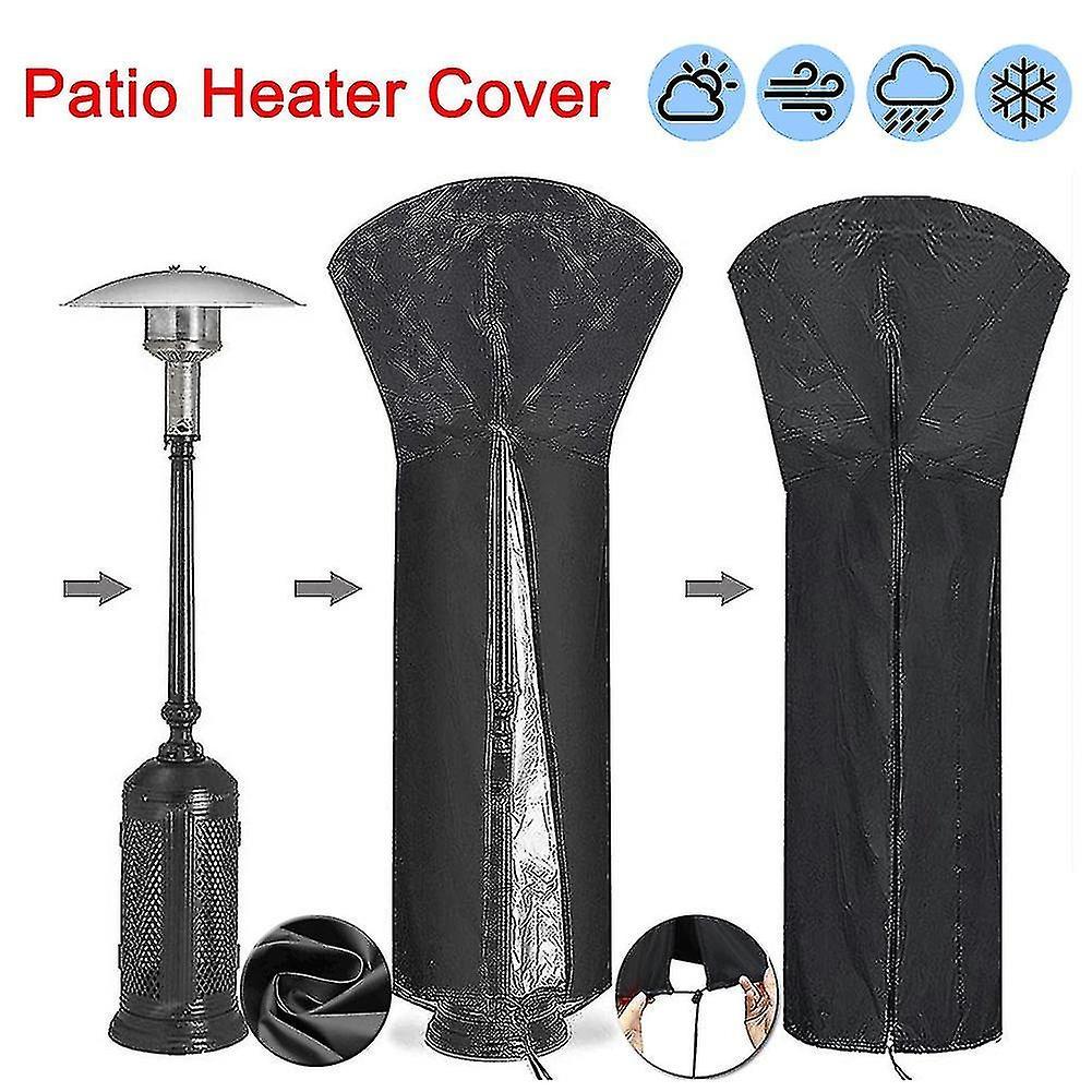 celebrate success 1 Piece (black, About 226*85*48cm) Patio Heater Cover,waterproof Outdoor Heater Covers Patio Heater