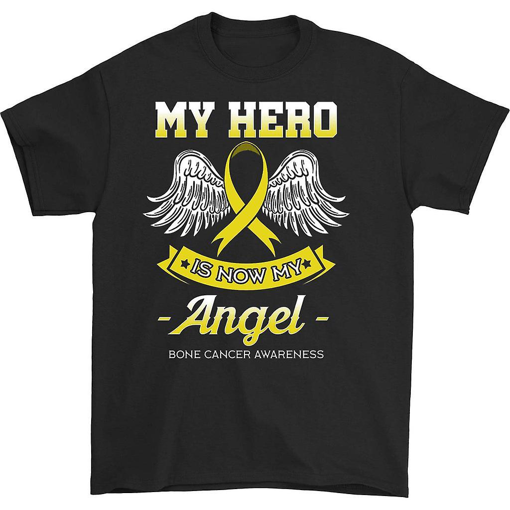 HISHARK My hero is now my angel 73 t-shirt black L