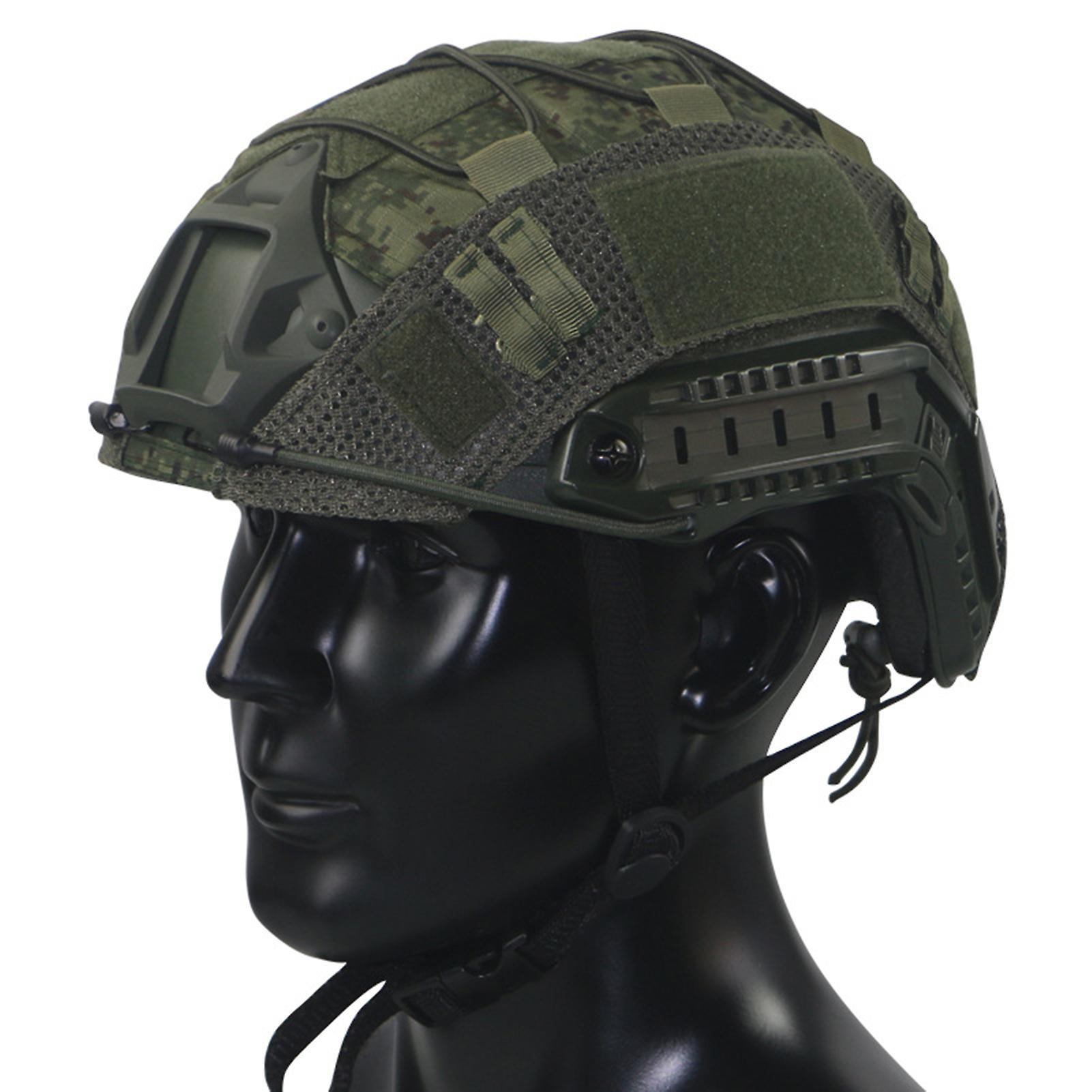 Mondandi Tactical Helmet Cover with Elastic Strap Waterproof Wear Resistant Fastening Tape Non-reflective Helmet Cover Military Accessories 6