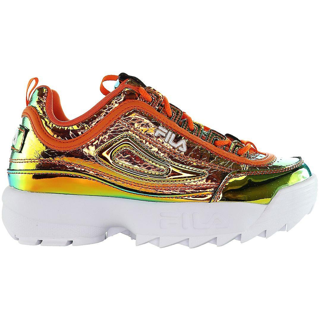 Fila Disruptor F Low  Multicolor Smooth Leather Womens Trainers 1011019 40X Multicolour UK 5.5 EU 39 US 8