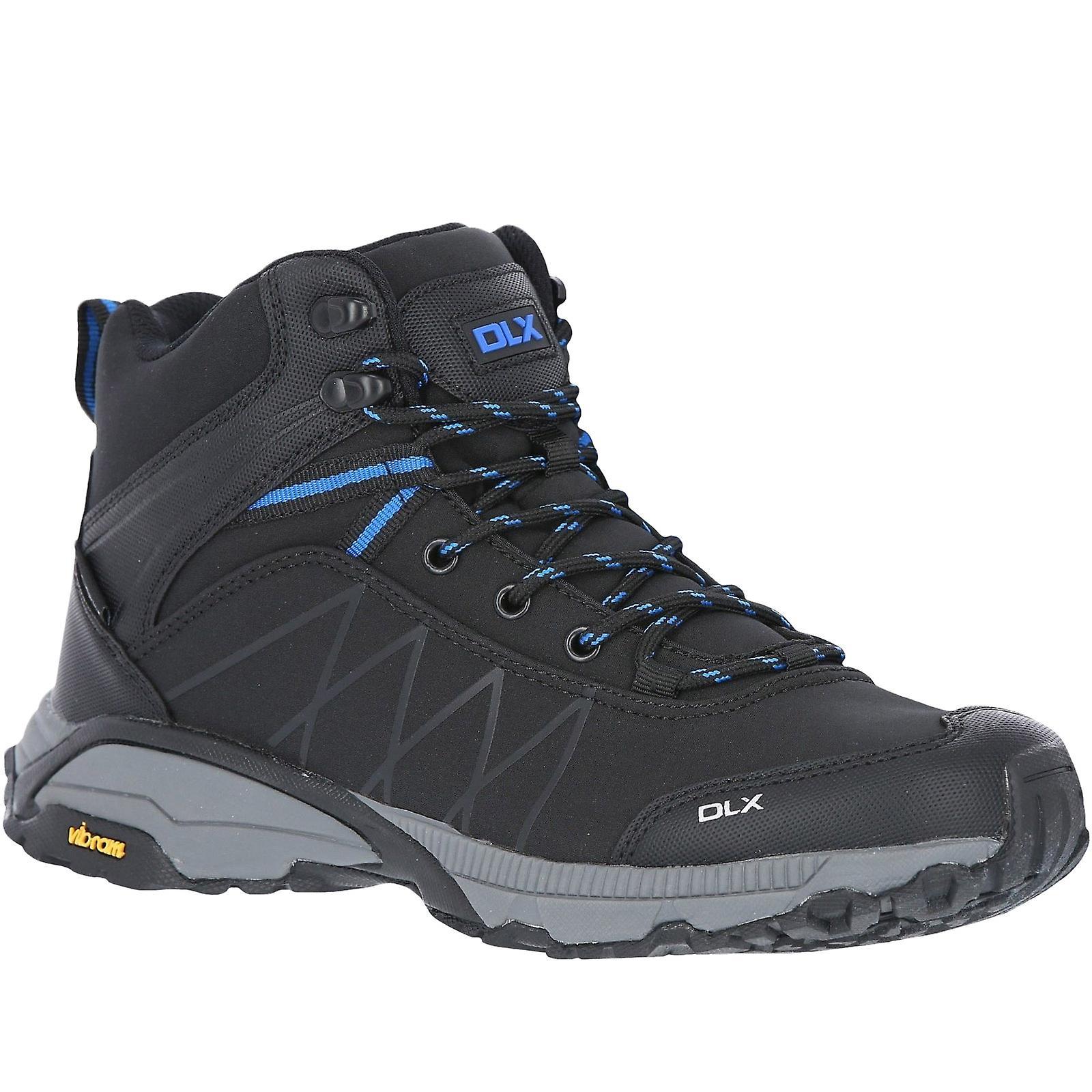 DLX Rythmic II Mens Waterproof Outdoor Walking Hiking Boots - Black 9 UK