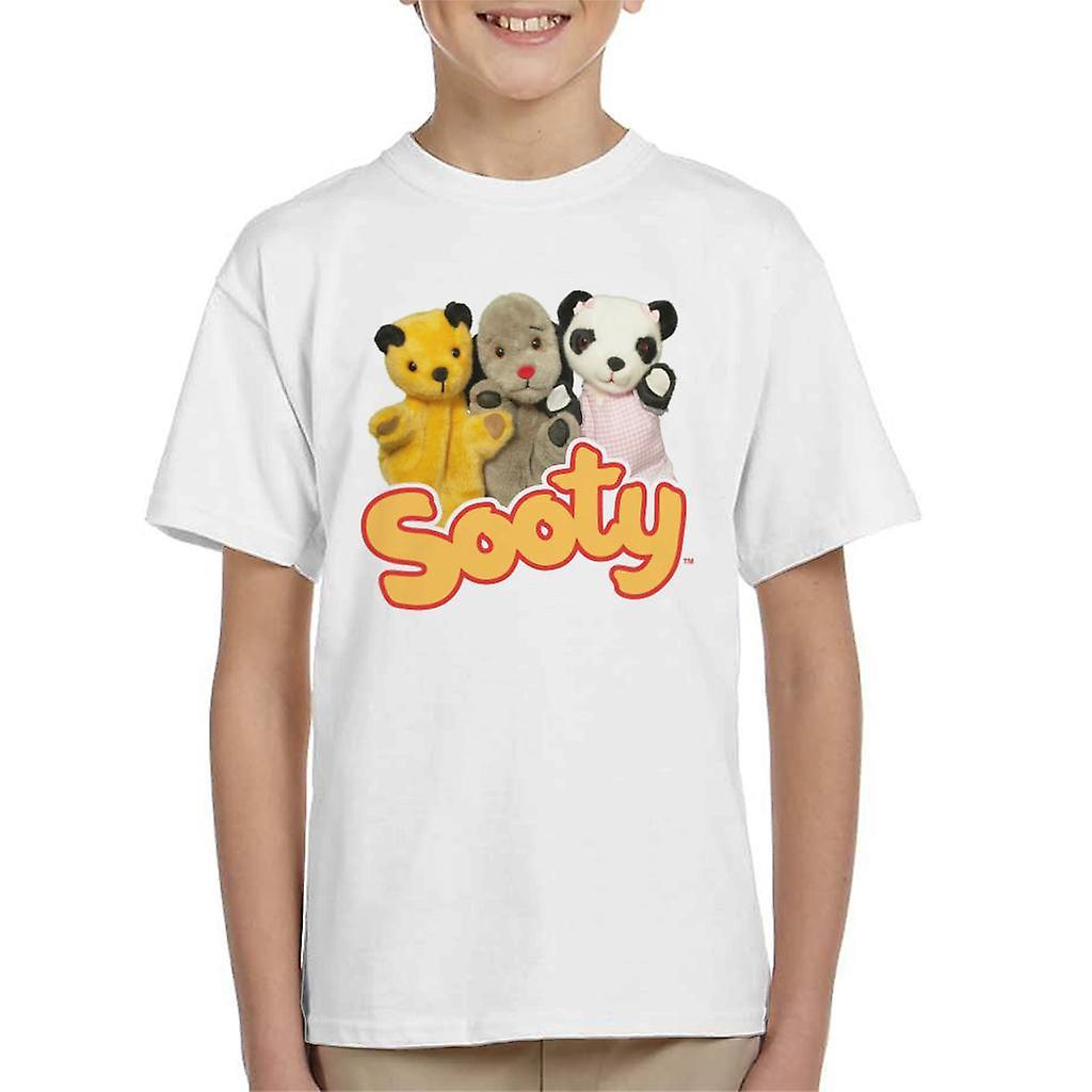 Sooty Sweep & Soo Kid's T-Shirt White Small (5-6 yrs)