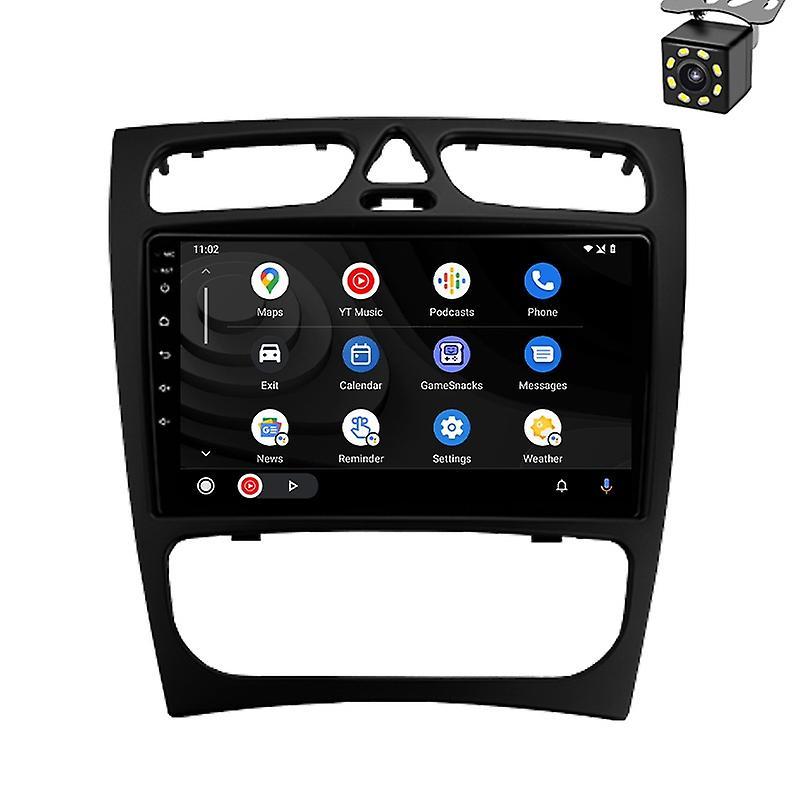 JIULUNET Android For Mercedes Benz C-Class W209 C200 C320 C350 CLK W203 2002-2005 Car Radio Multimedia Player