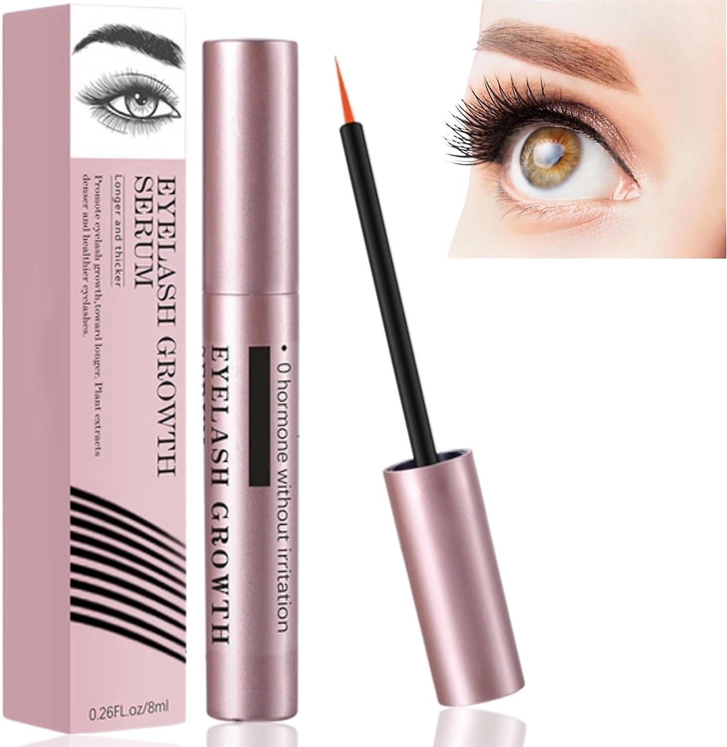 Fongwan Eyelash Serum For Growth, Eyelash Growth Serum, Advance Thicker Longer Curly Lashes, Boost Enhancer With Strengthen Moisturize 1Pcs - 8ML