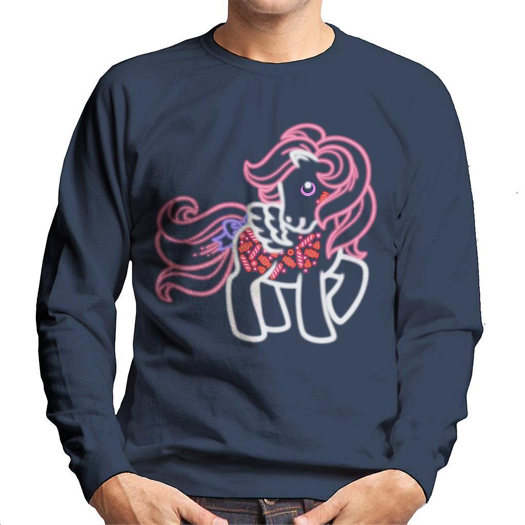 My Little Pony Neon Sweetie Men's Sweatshirt Navy Blue Small