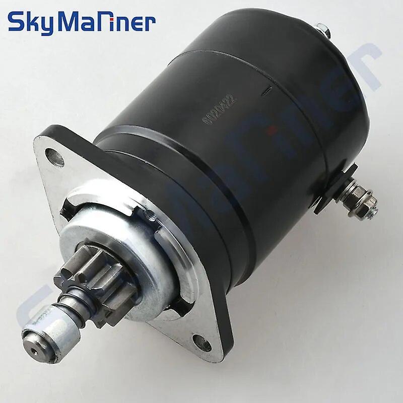 Roobeki 346-76010 Starter Motor 9 Tooth For Tohatsu Mercury Outboard Motor M25C M30C M40C 346-76010-0; 853805A1, 334760100M, 346760100