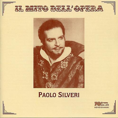 Bongiovanni Paolo Silveri - Baritone Arias: Trovotore, Rigoletto, Etc  [COMPACT DISCS] USA import