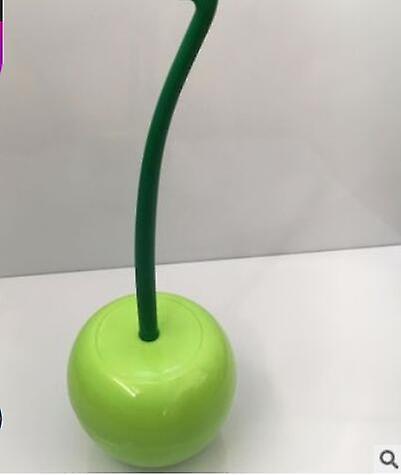 Slowmoose Creative Cherry-shaped Toilet Brush, Cute Efficien Cleaner Green