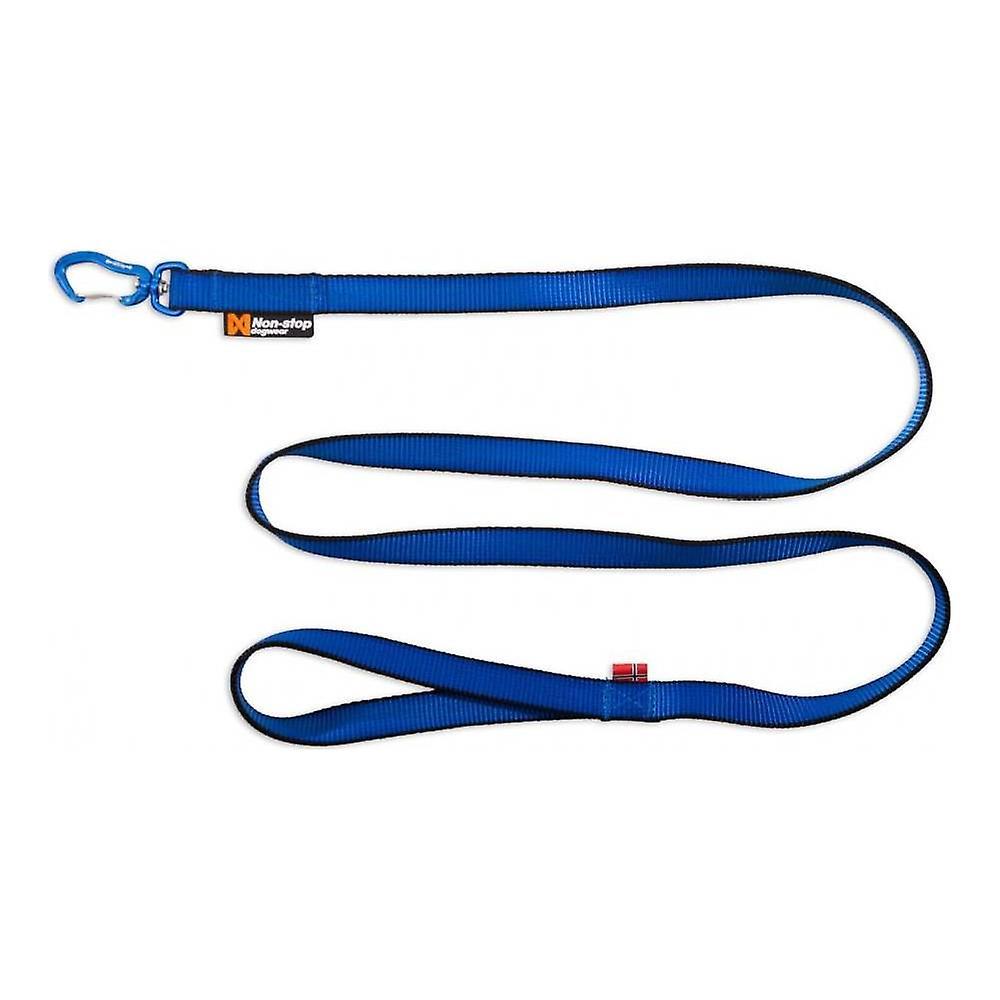 Non-Stop Dogwear Rock Leash, Blue - 20mm/1.7m White/Blue