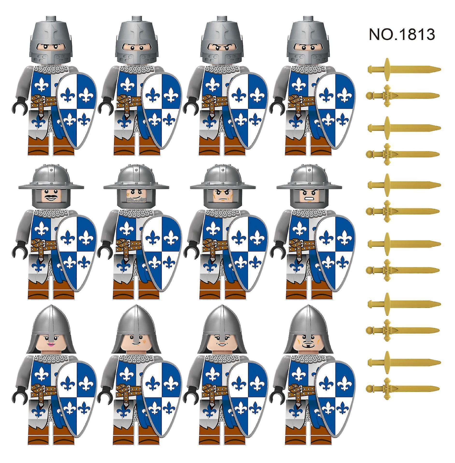 YM Studio Middle Ages Roman Soldier Mini Figures Building Block Toys Gifts