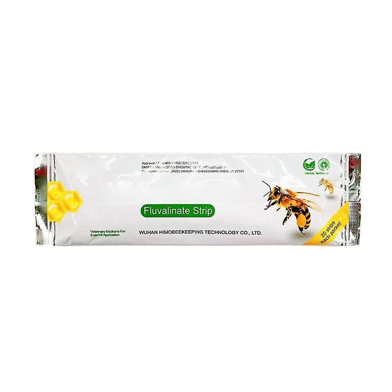 unbrand 20x Varroa Strips Fluvalinate Bees Mites Killers Treatments Tools Beekeeping