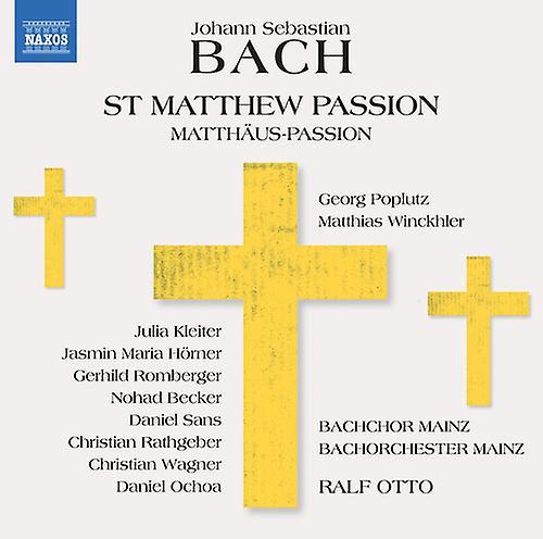 Naxos Bach,J.S. / Poplutz / Bachorchester Mainz - St Matthew Passion  [COMPACT DISCS] 3 Pack USA import