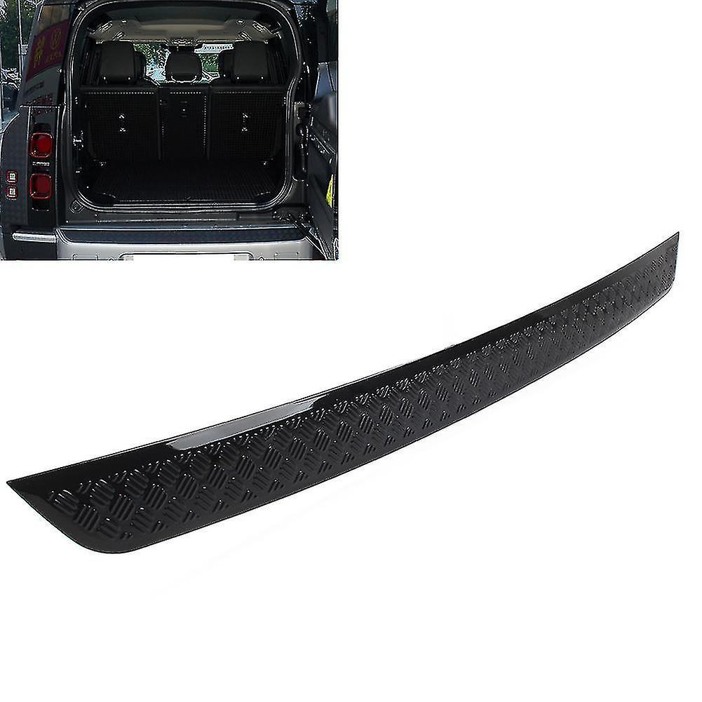 Boris Car Rear Bumper Molding Trim Protector For Land Rover Defender 90 110 2020 2021 2022 2023 Matte Black/bright Black