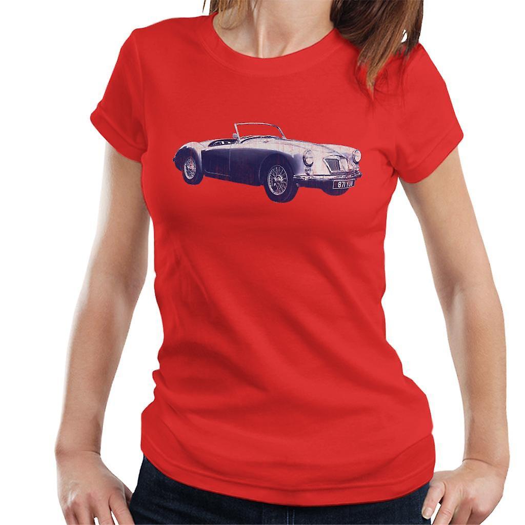 MG MGA 1962 British Motor Heritage Women's T-Shirt Red XX-Large