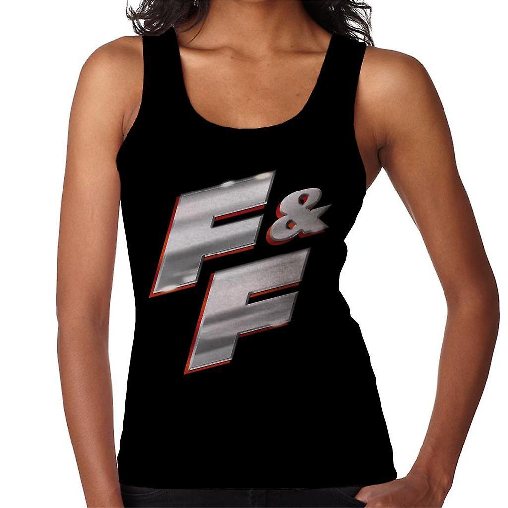 Fast & Furious Fast and Furious FF Chrome Logo Women's Vest Black XX-Large