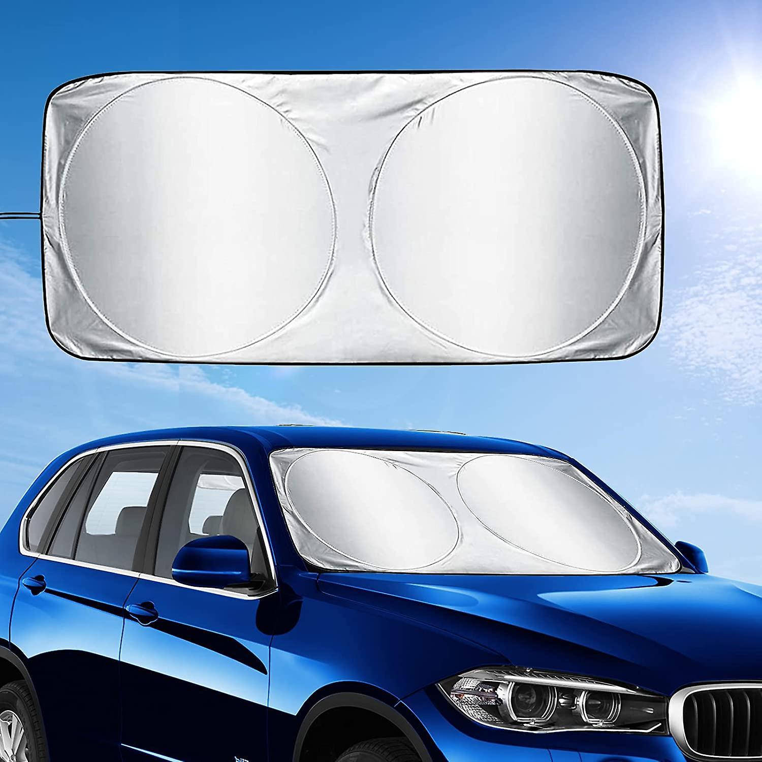 Kensty Car Windscreen Sun Shade,Front Windshield Sunshade,Foldable Cover Visor Sunshades