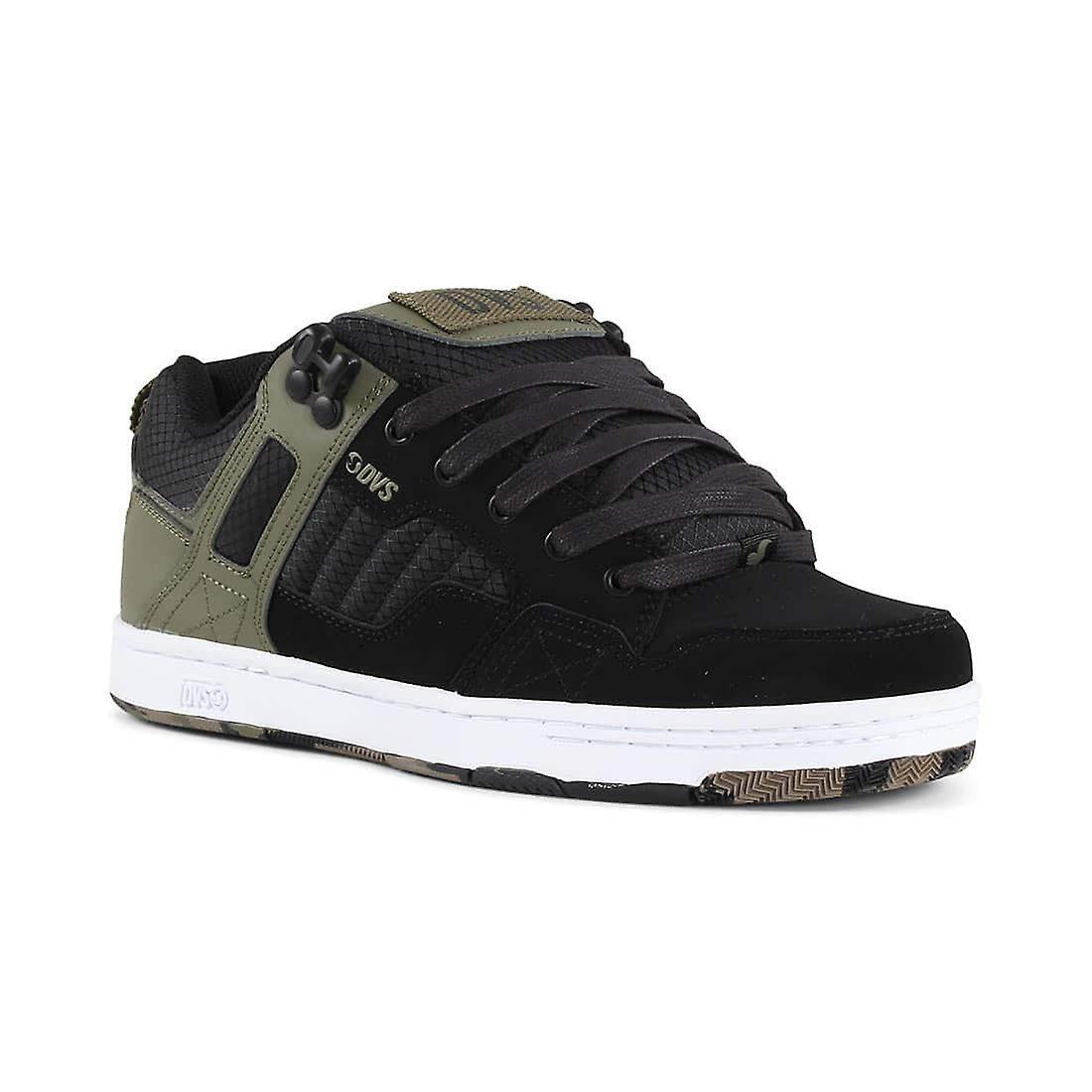 DVS Enduro 125 Skate Shoes - Olive/Black/White Nubuck UK 7.5 / 42