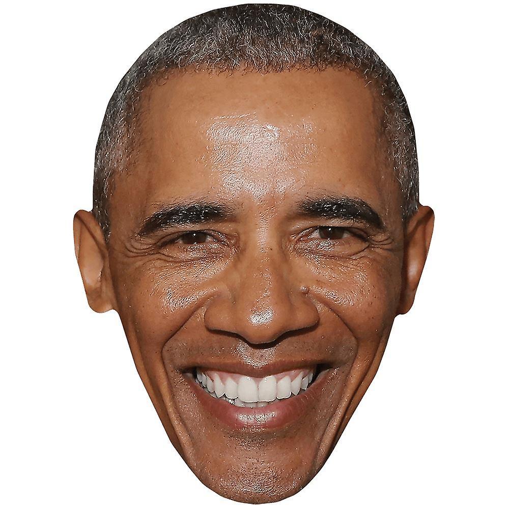 Celebrity Cutouts Barack Obama (Laugh) Celebrity Mask, Flat Card Face