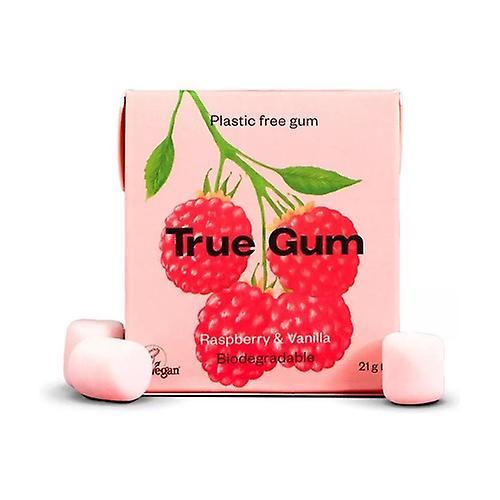 True Gum Raspberry and vanilla flavor gum 21 g (Vanilla - Raspberry)