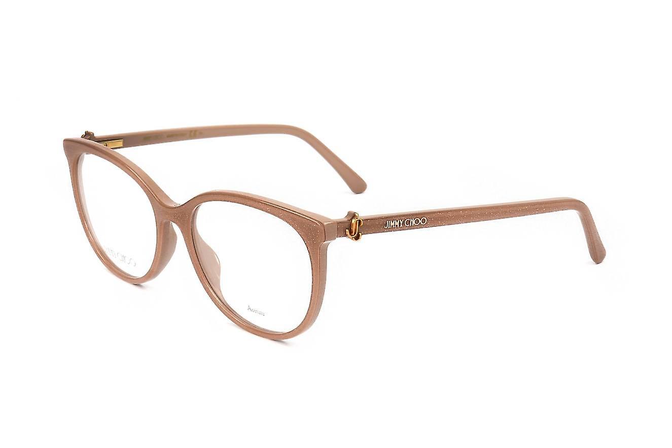 Eyewear Frames Jimmy Choo JC309 KON NUDE GLITTER 53/16/145 WOMAN Beige 53 mm