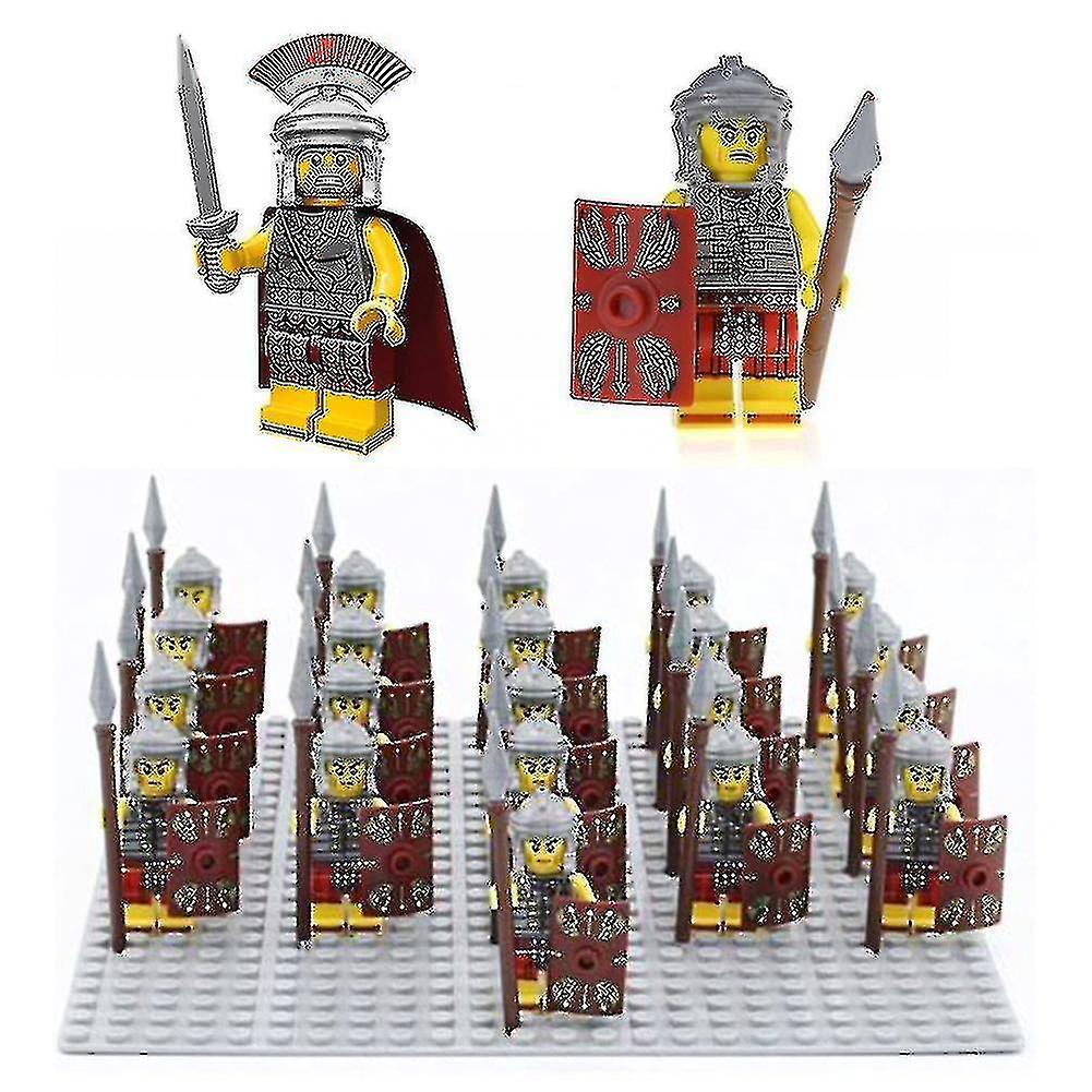 Unitoney 21pcsset Roman Military Centurion Soldiers Minifigures Army Toys Collection Kids