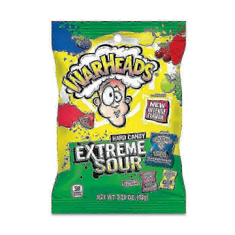 Warheads Extreme Sour Hard Candy, 3.25 Oz