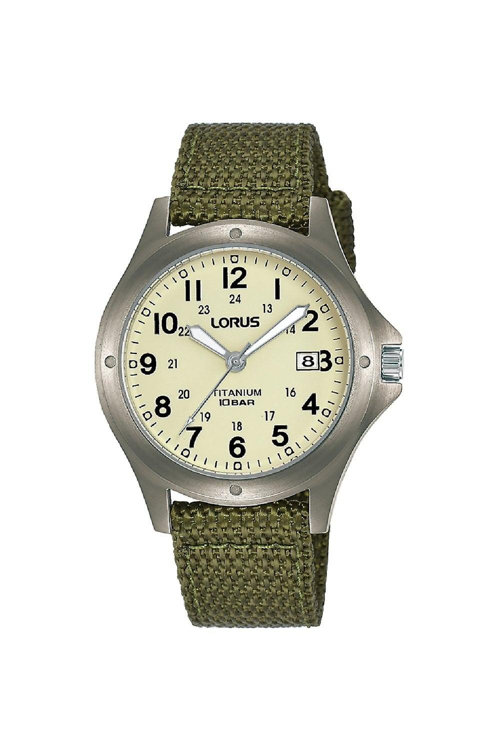 Adults Lorus Gents Military Titanium Watch RG877CX9 (formally RXD425L8)