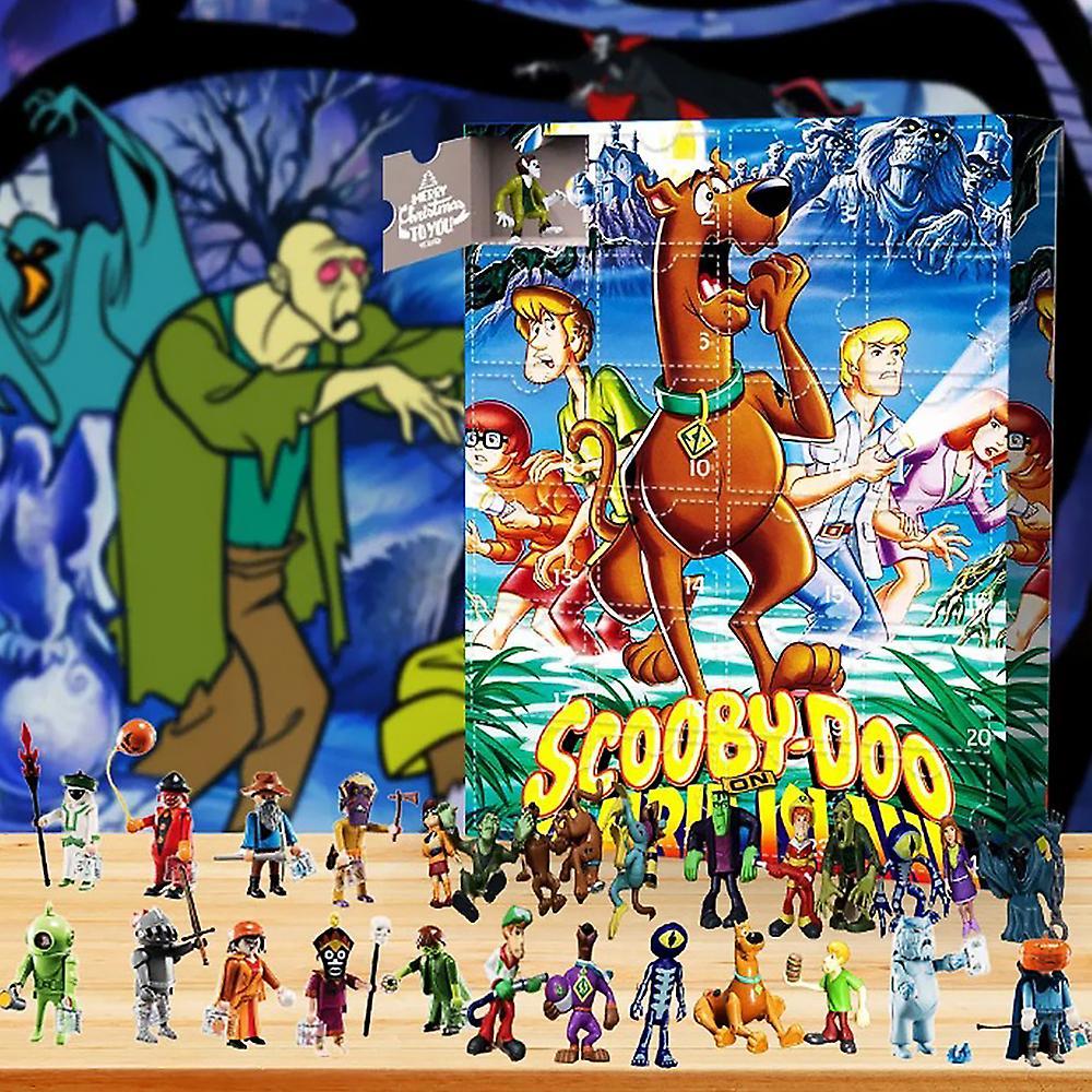 Mylight 2023 Christmas Countdown Advent Calendar Scooby-doo Figures Toys Doll Kids Gifts