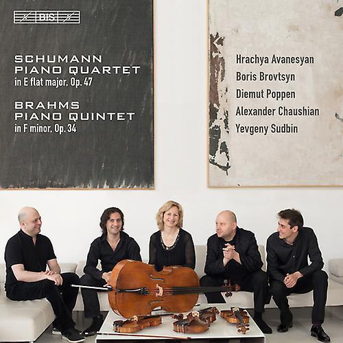 Bis Brahms / Sudbin / Chaushian - Piano Quartet 47 / Piano Quintet 34  [SUPER-AUDIO CD] Hybrid SACD USA import