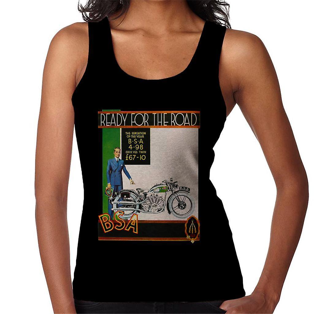 BSA Ready For The Road Women's Vest Black Small