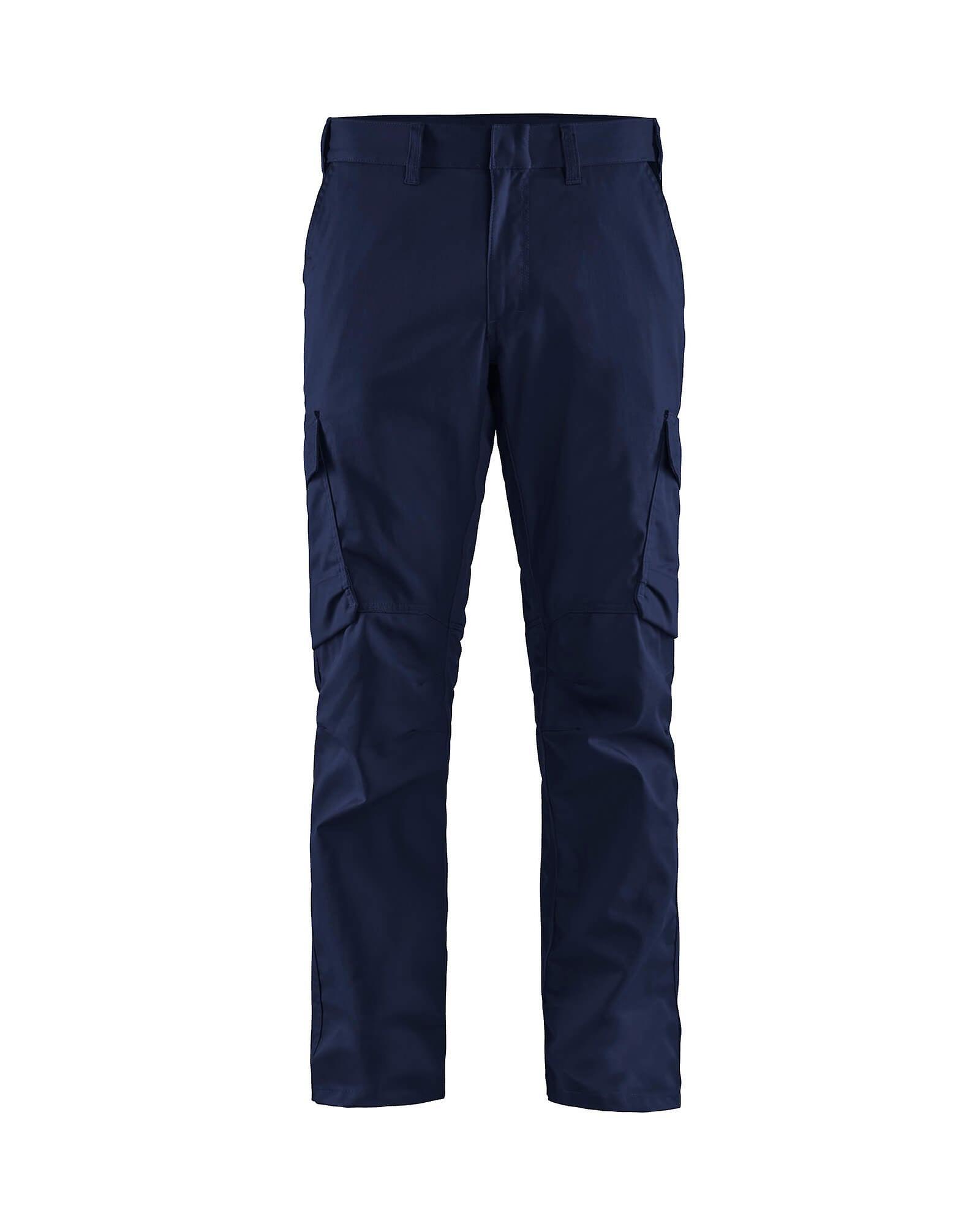 Blaklader 1444 industry trousers stretch - mens (14441832) - (colours 3 of 3) Navy blue/cornflower blue