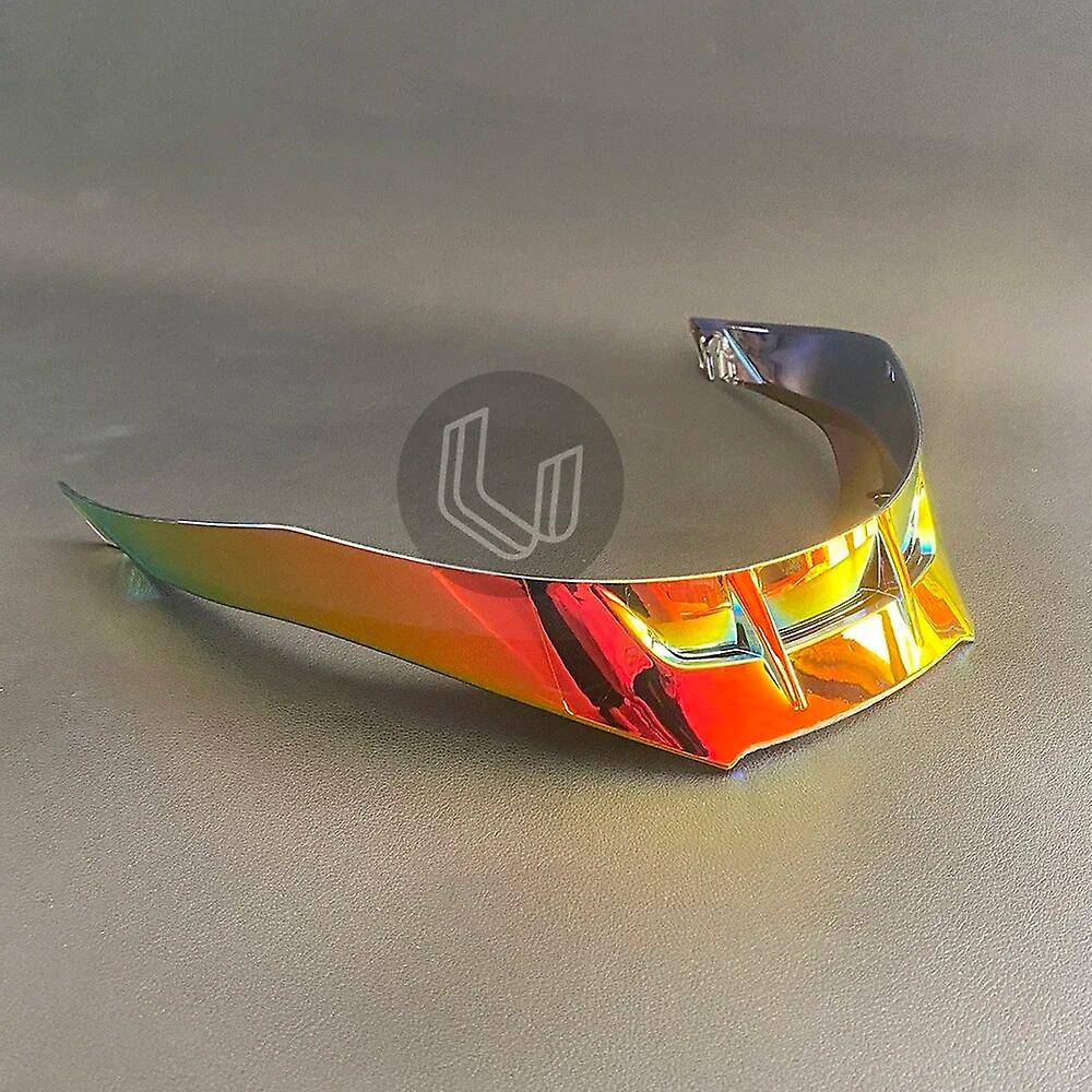 Begleri Motorcycle Helmet Big Tail Spoiler For Agv Pista Grr Corsa-r & Adornment Accessories Orange