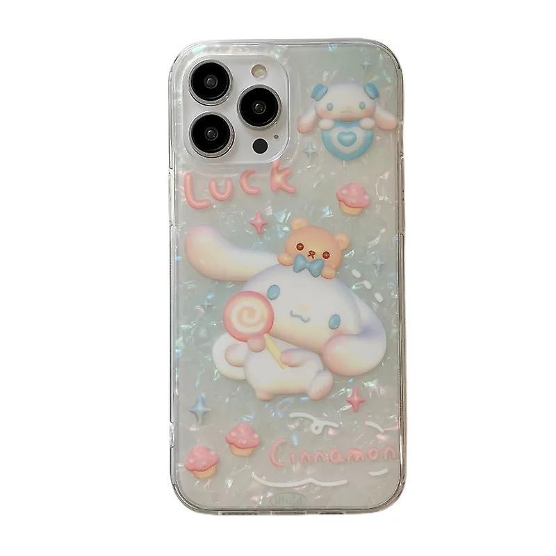 Hcankcan Sanrio Kuromi iPhone14 Pochacco Cinnamoroll Mobile Phone Case Anime Cute Protective Shell 13 12 11 Plus Pro Max Toys For Girls 3 iPhone11